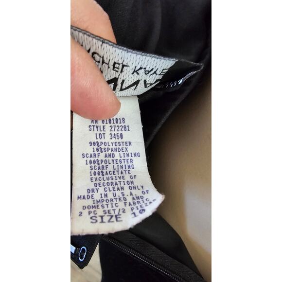 Vtg 90s Stretch Velvet Long Black Purple Whimsigoth Goth Moody Evening Dress 10 - Picture 10 of 14